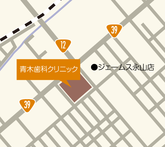 青木歯科クリニック地図